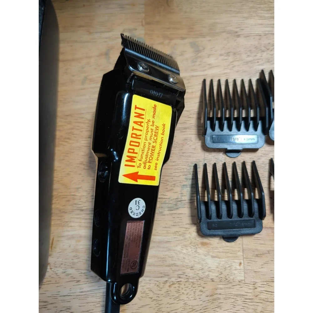 CONAIR Chrome Hair Care Clippers Tested Works With Attachments And Case. VG